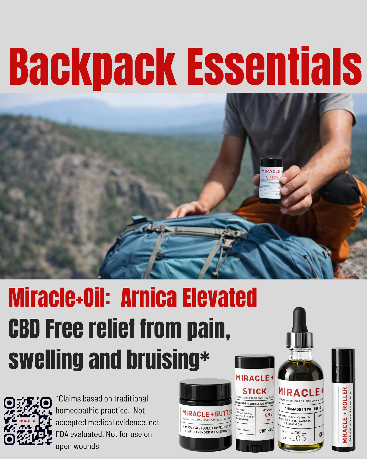 Display Card: Backpack Essentials #2